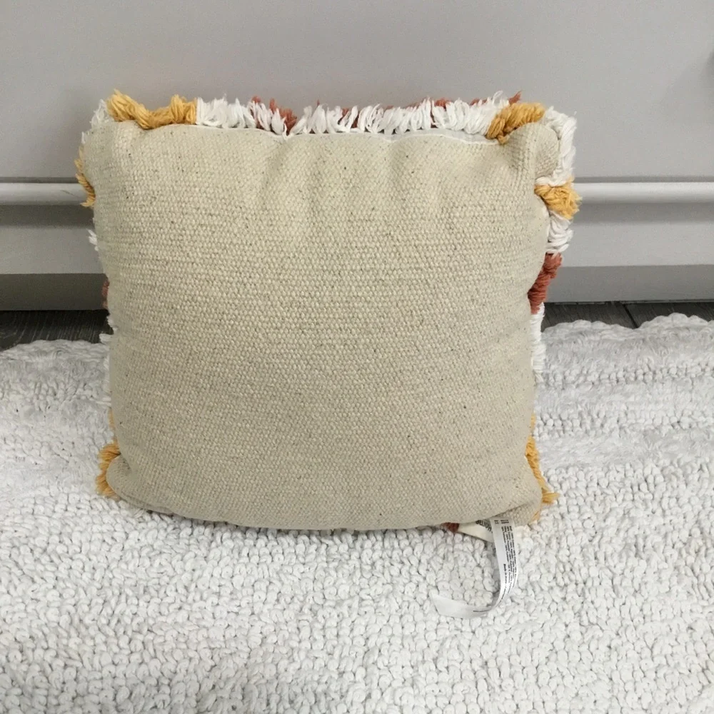 Urban Outfitters Small Tufted Rainbow Pillow